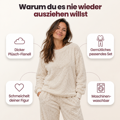 Dianaya® KuschelSet – Ultraweicher Stretch-Pyjama