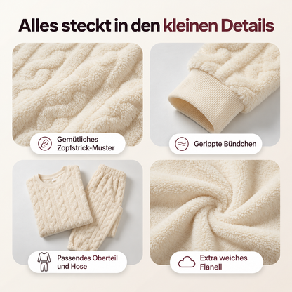 Dianaya® KuschelSet – Ultraweicher Stretch-Pyjama