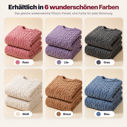 Dianaya® KuschelSet – Ultraweicher Stretch-Pyjama